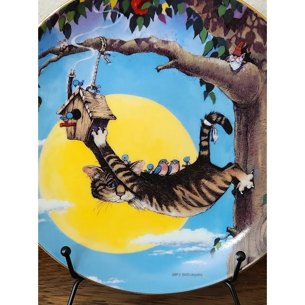 Display Plate By Gary Patterson Comical Cats Danbury Mint ‎ 